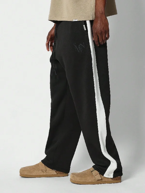 Loose Fit Baggy Drop Crotch Joggers With Side Panel College Ready