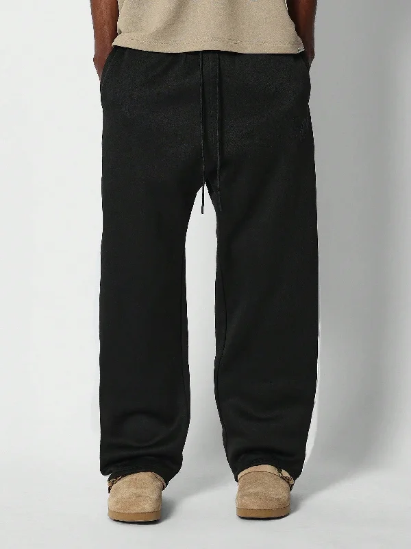 Loose Fit Baggy Drop Crotch Joggers With Side Panel College Ready