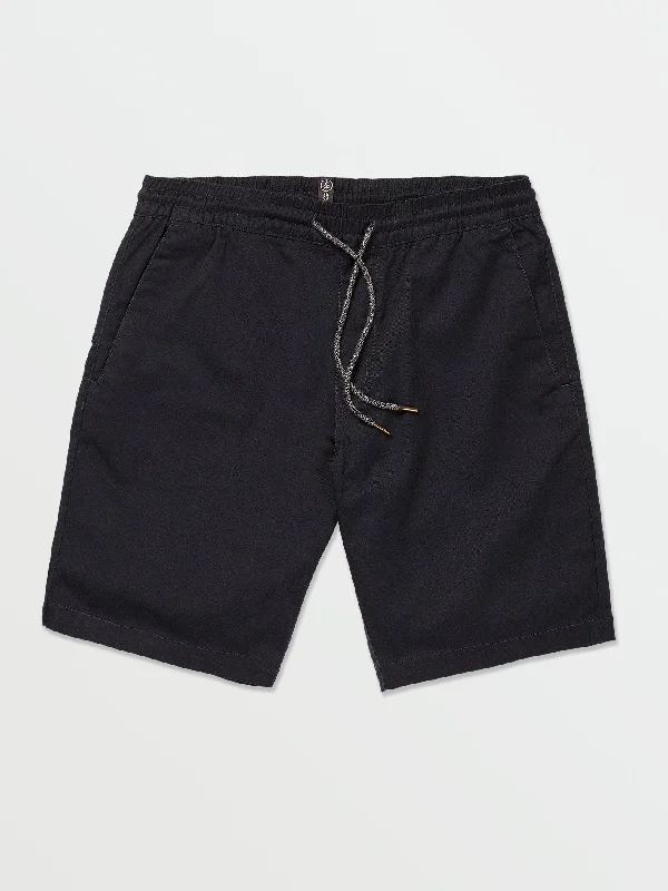 Frickin Elastic Waist Shorts - Navy