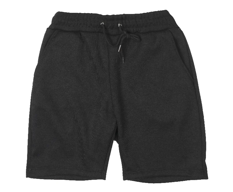 J COME PREMIUM SWEAT SHORTS BLACK - FS-4003