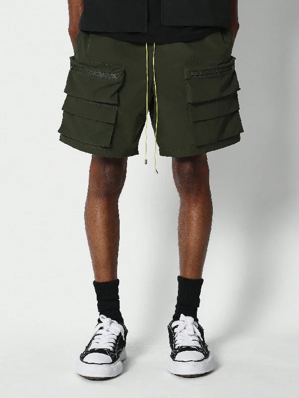 Nylon Cargo Shorts