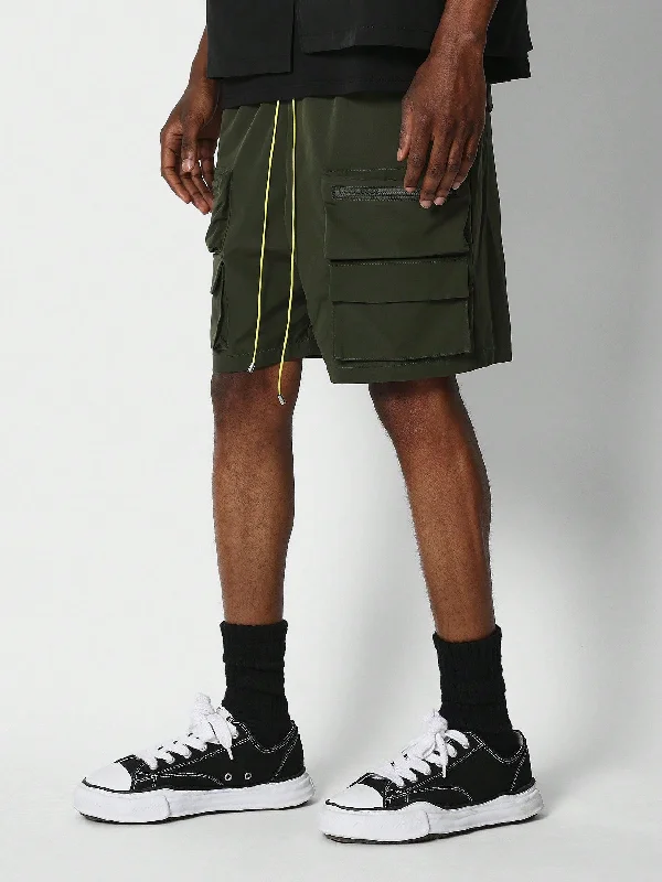 Nylon Cargo Shorts