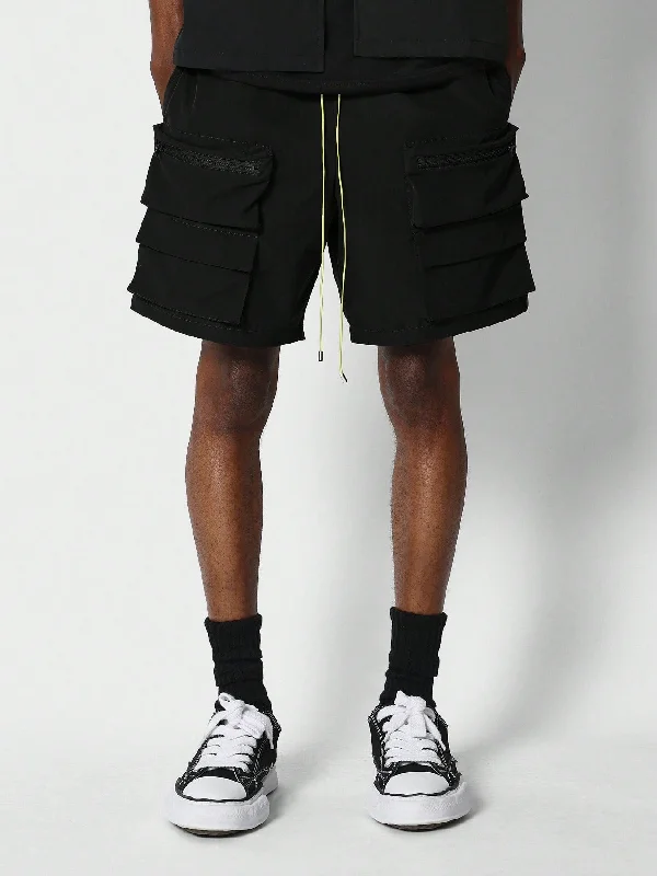 Nylon Cargo Shorts