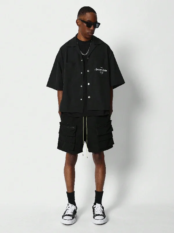 Nylon Cargo Shorts