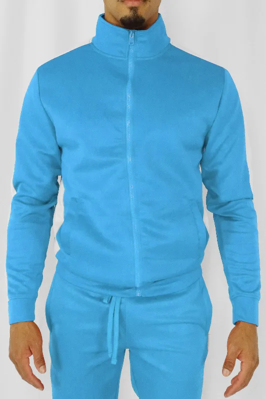 Outside One Stripe Track Jacket Light Blue (100-502)