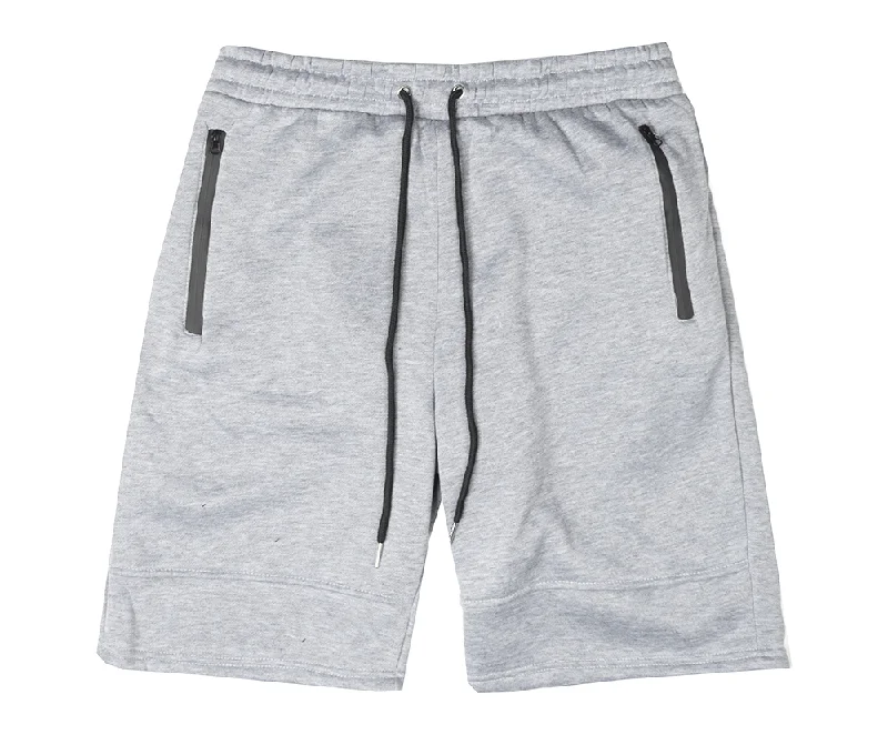 RUDOLPH SPORTSWEAR SWEAT SHORTS H. GREY - MS1007