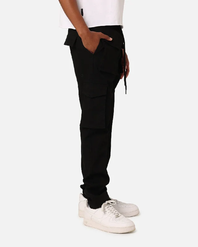 Saint Morta Infantry Relaxed Cargo Pants Black