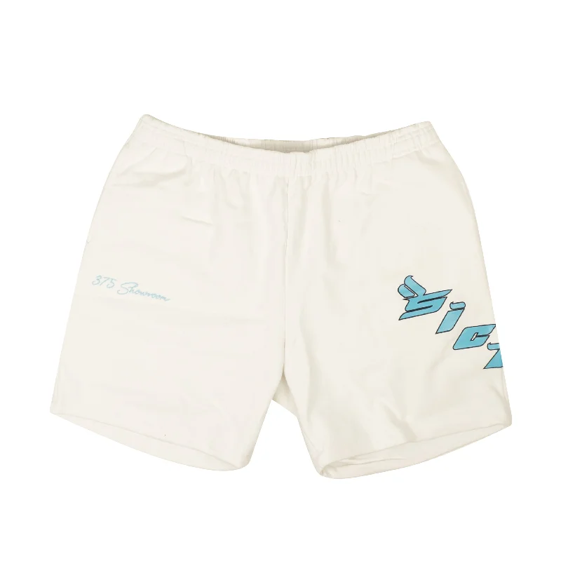 Sick� X 375 Shorts - White/Light Blue