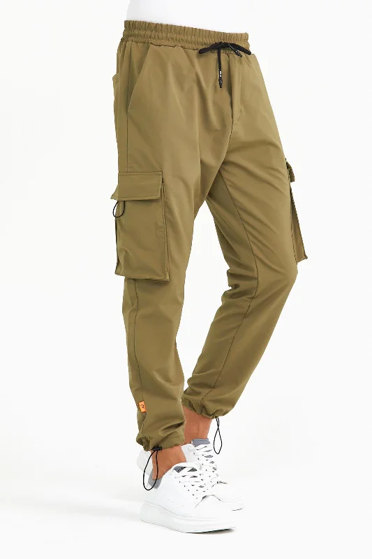 Sneakerjeans Khaki Cargo Jogger Pant RL01