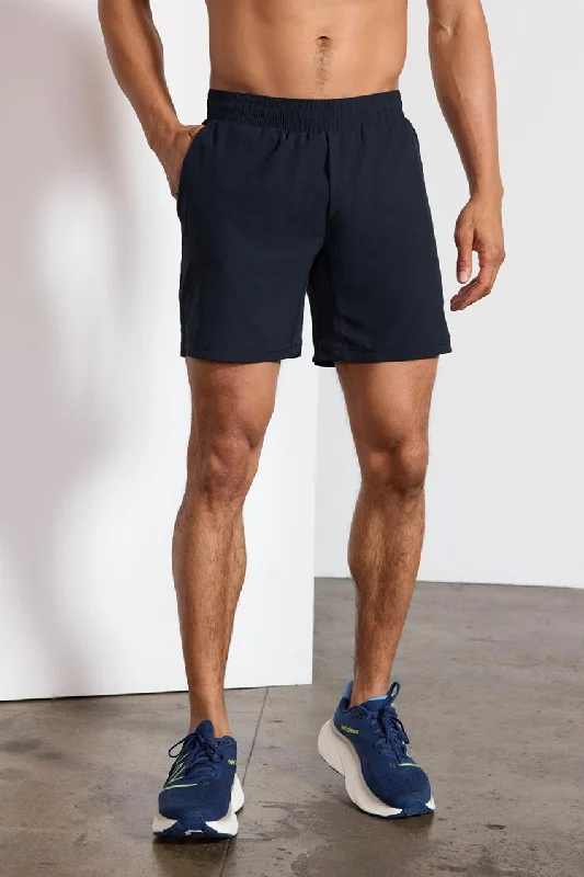 Stride Sweat / Swim Short with Liner - 7"" - Black/Primrose