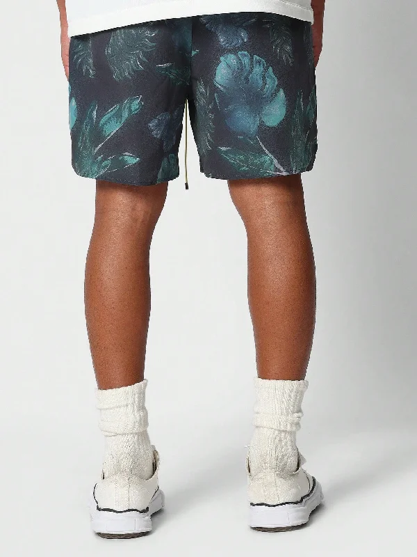 Swim Nylon Short With All Over Print