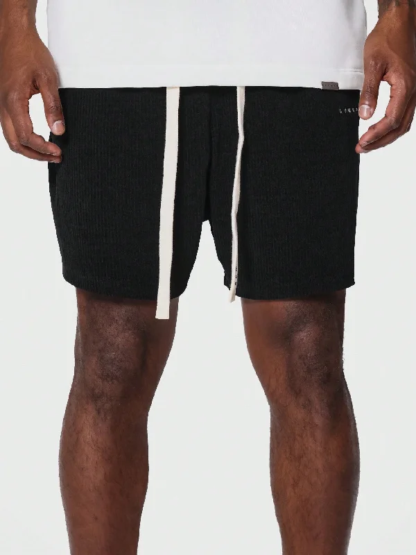 Textured Drop Crotch Short