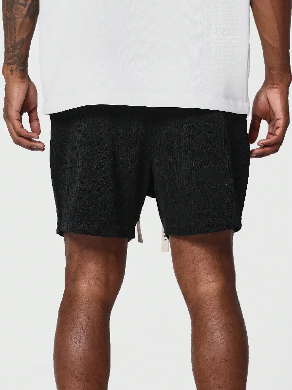 Textured Drop Crotch Short