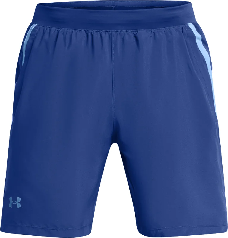 Under Armour Launch 7 Inch Mens Running Shorts - Blue