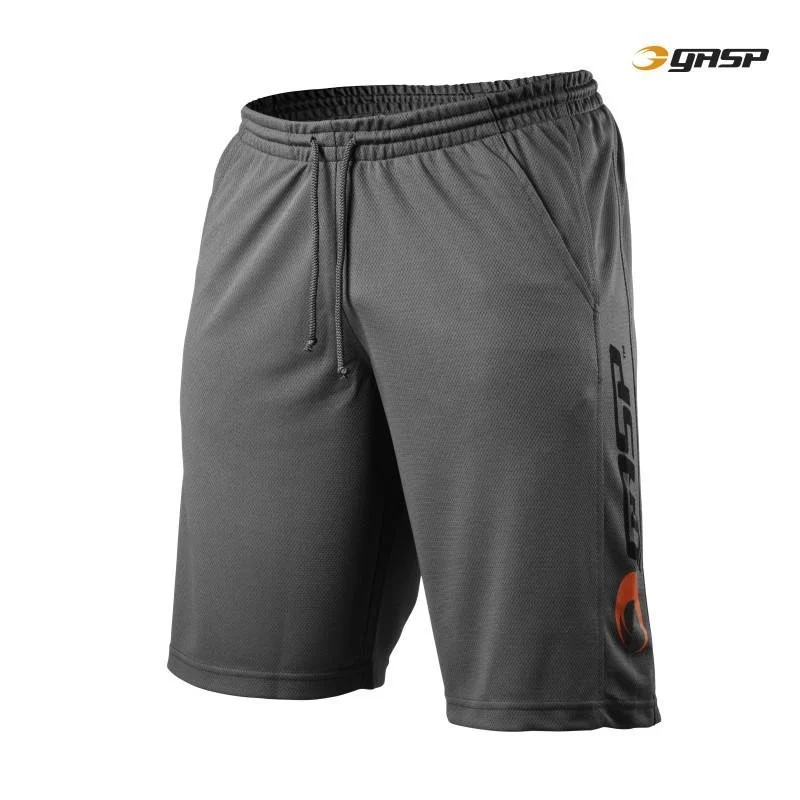 GASP US Mesh Training Shorts - Grey