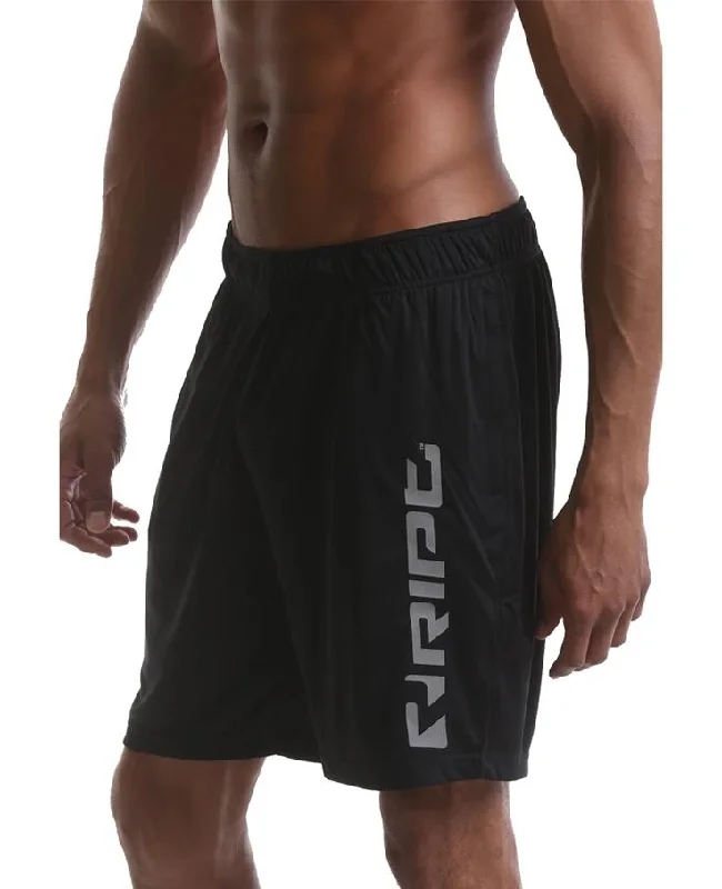 RIPT Printed Side Pocket Shorts - Black