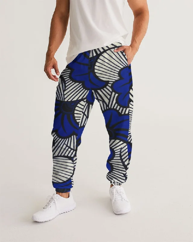 AKH African Fleurs Bleues Men's Track Pants