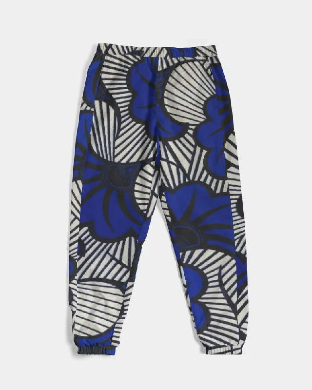 AKH African Fleurs Bleues Men's Track Pants