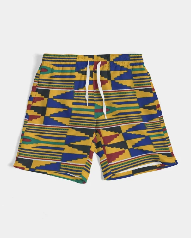 AKH African Kente Cloth Men's Swim Trunk