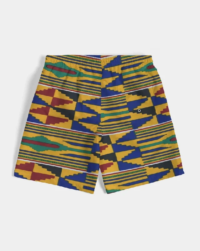 AKH African Kente Cloth Men's Swim Trunk