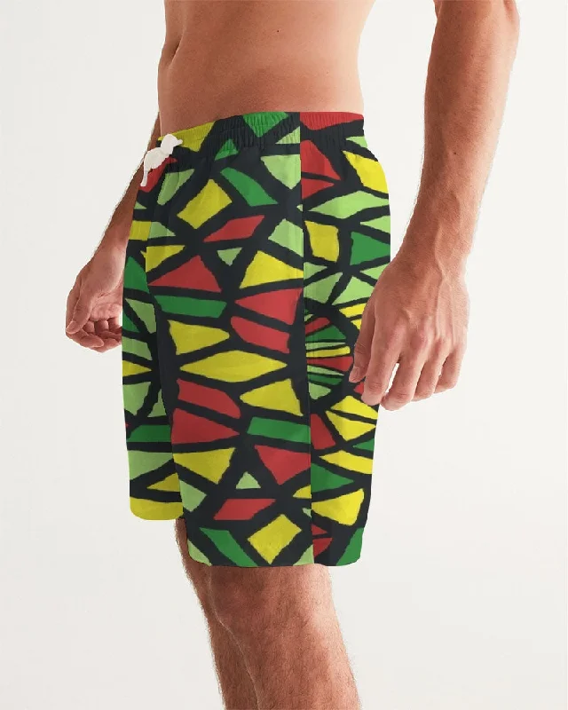 AKH African Symmetry Art Men's Swim Trunk