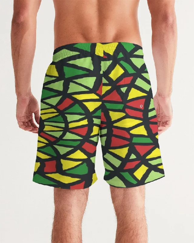 AKH African Symmetry Art Men's Swim Trunk