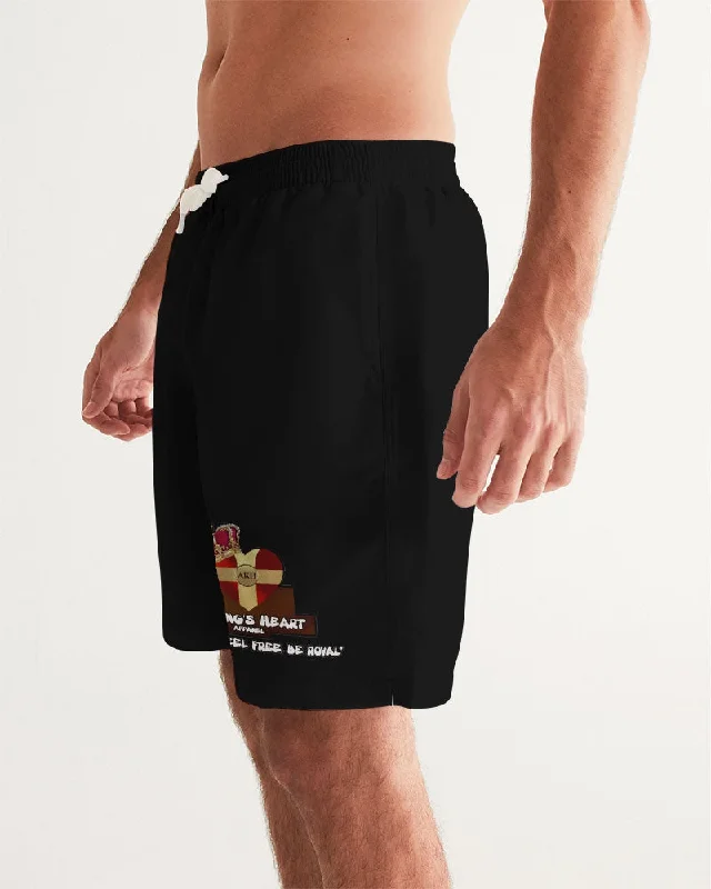 AKH Black Men's Swim Trunk