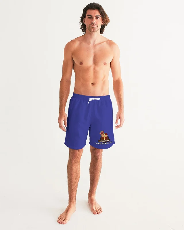 AKH Blue Men's Swim Trunk