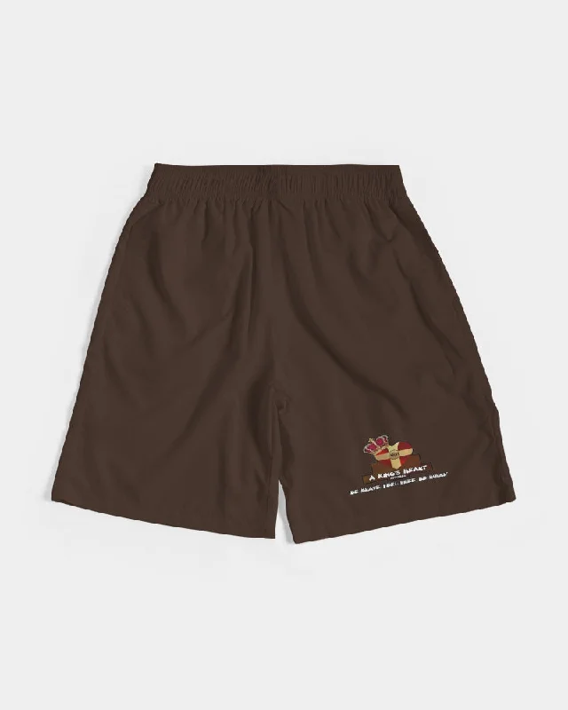 AKH Brown Men's Jogger Shorts