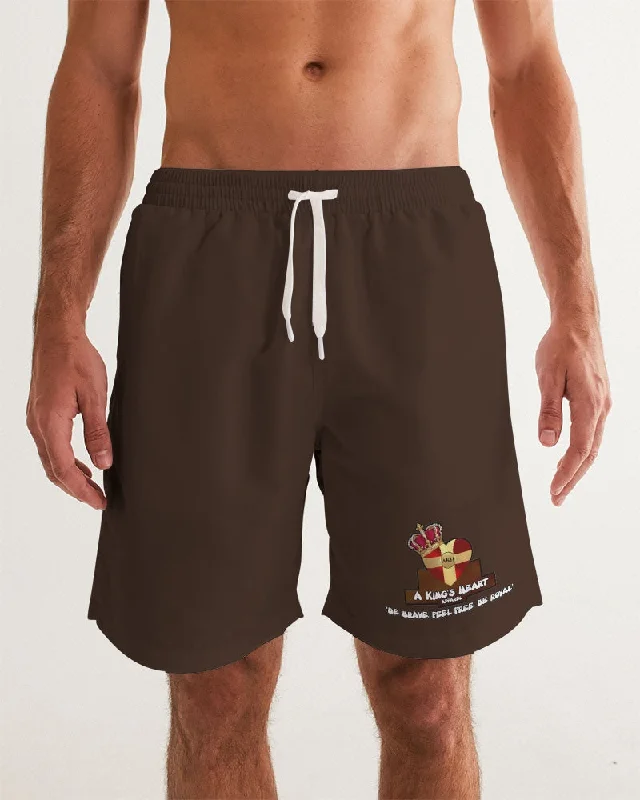 AKH Brown Men's Swim Trunk