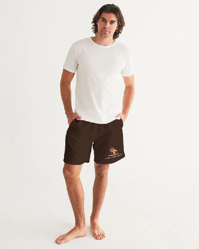 AKH Brown Men's Swim Trunk