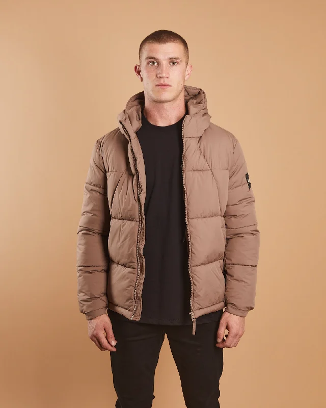 Legend Puffer Jacket Nutmeg Brown