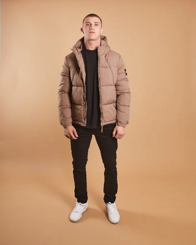 Legend Puffer Jacket Nutmeg Brown