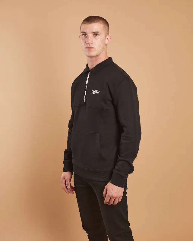 Esker Half Zip Black Dust