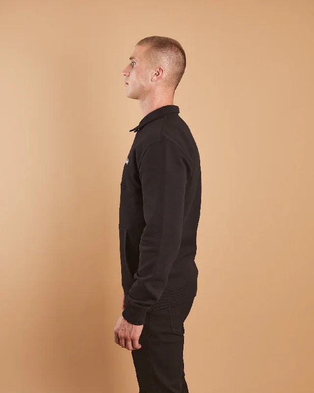 Esker Half Zip Black Dust