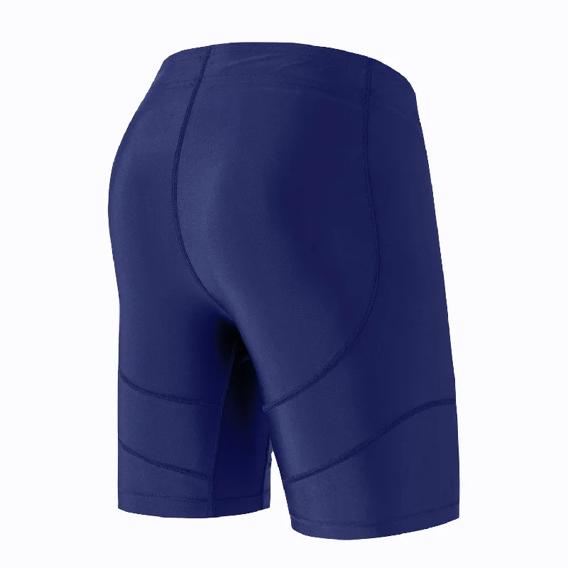 Classic UPF50+ Mens Jammer & Compression Shorts Base Layers  - Blue