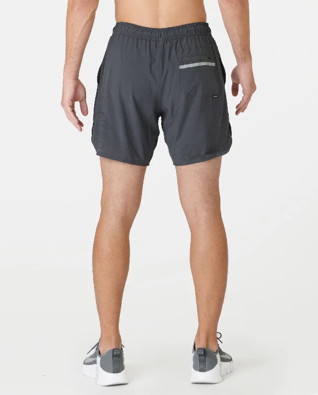 Luka Short Charcoal Gray