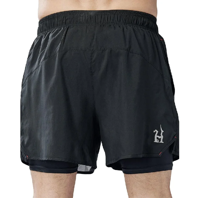 Classic UPF50+ Mens 2 in 1 Compression Shorts - Cobra Style