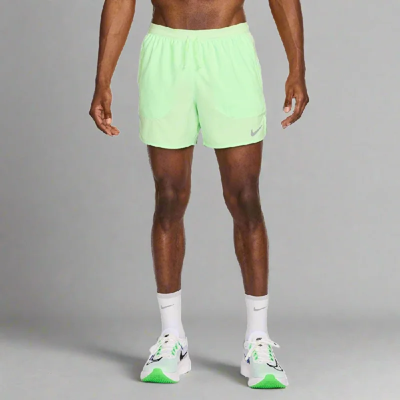 Mens Dri-FIT Stride 5 Inch Brief-Lined Running Shorts - Vapor Green