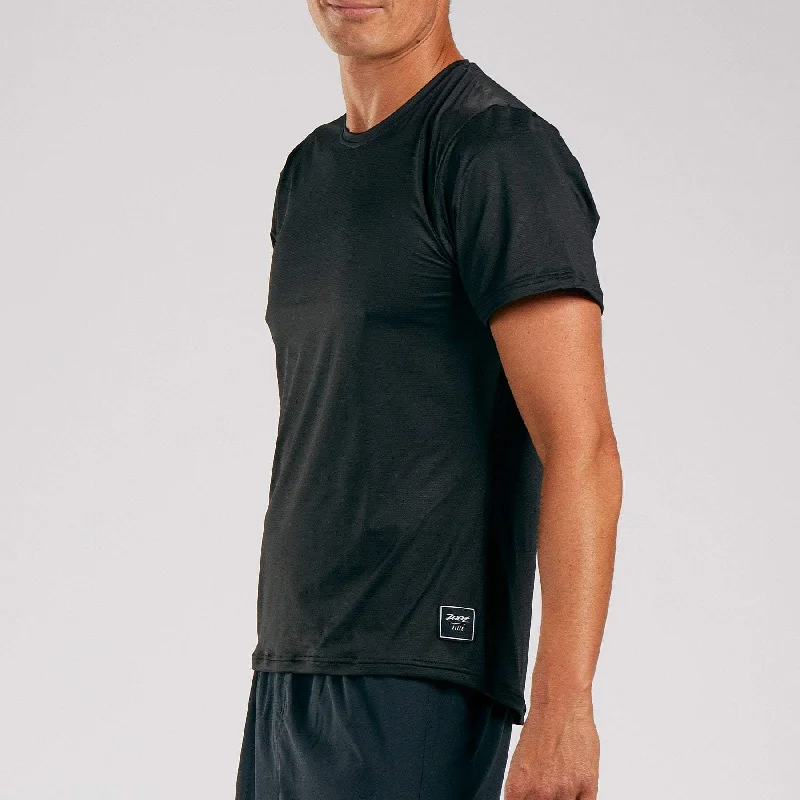 Men's Elite Run Tee - Black