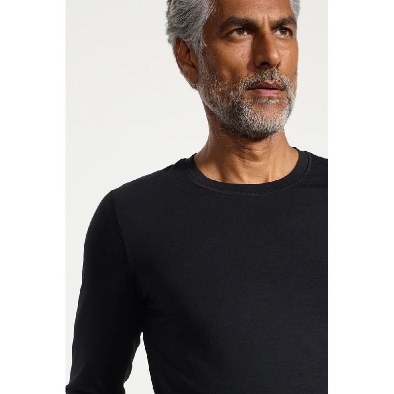 Mens Orbit Long Sleeve Base Layer Shirt - Black