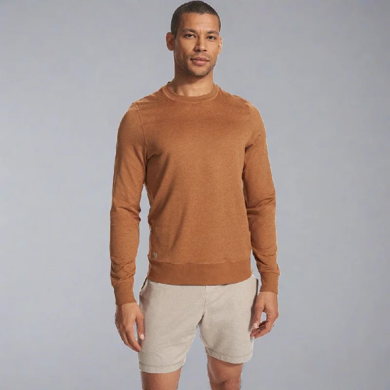 Mens Ponto Performance Crew - Autumn Heather