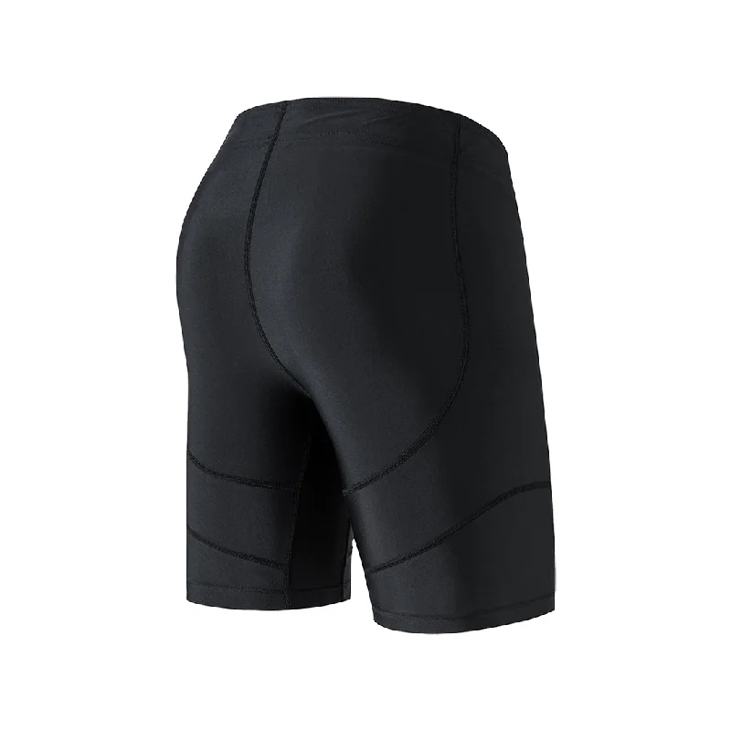 Classic Black UPF50+ Mens Swim Shorts