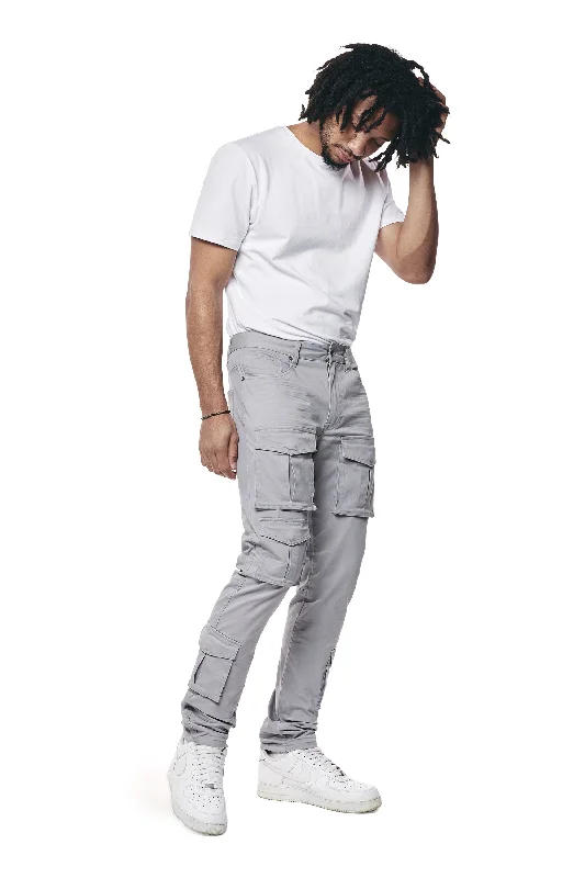 10 Pocket Slim Twill Pants - Ultimate Grey