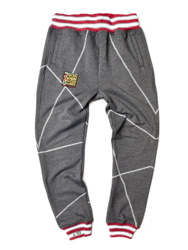 AACA Original '92 ""Frankenstein"" Stitched Sweatpants Charcoal Grey/White