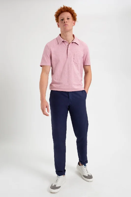 Beatnik Oxford Slim Taper Garment Dye Chino - Navy