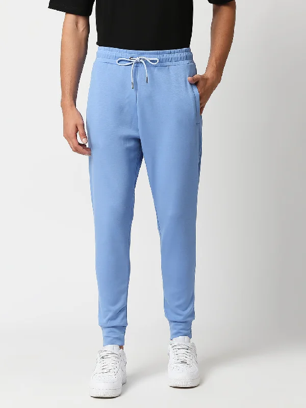 Powder Blue Color Jogger's Full Length