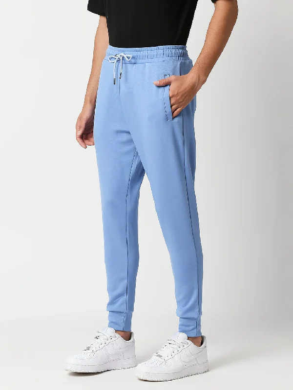 Powder Blue Color Jogger's Full Length