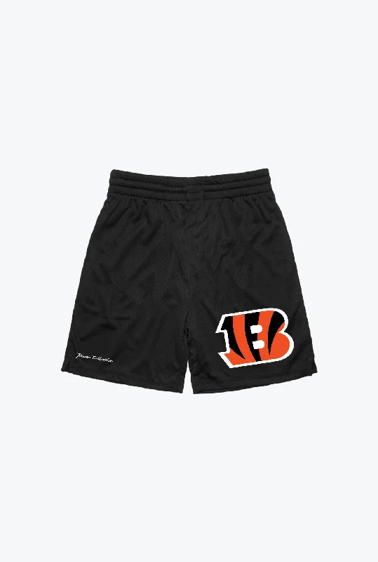 Cincinnati Bengals Mesh Shorts - Black