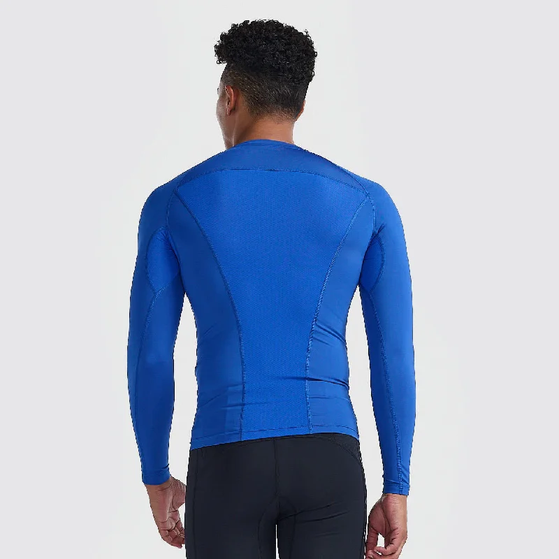 2XU - Men's Core Compression Game Day Long Sleeve - Royal Blue/Royal Blue